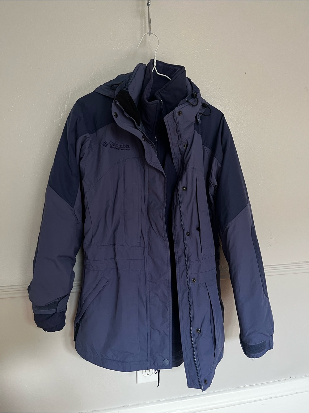 Columbia double whammy 2-in-1 Navy Blue Insulated Jacket